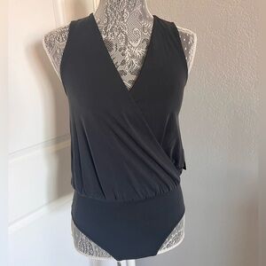 Faux Wrap Tank Bodysuit